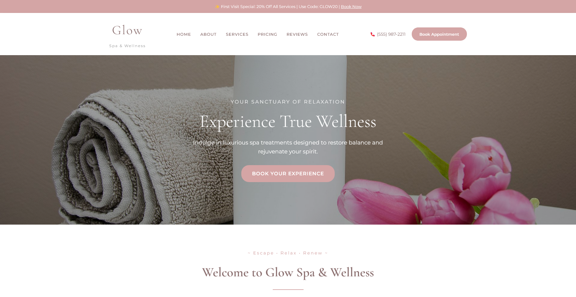 Glow Spa & Wellness — Spa & Beauty